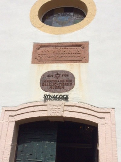 Michelstadt shul entrance plaque